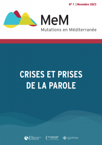 Couverture « Crises et prises de la parole », 1 | 2023